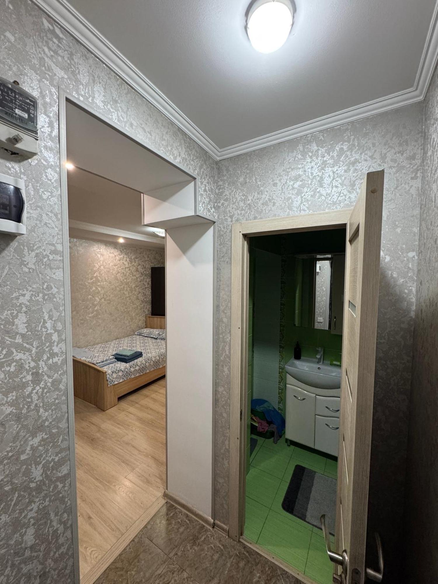 One-Room Apartment Opposite Almaty Airport Turksib Eksteriør billede
